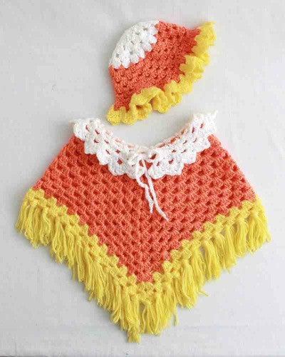 candy corn crochet dress pattern