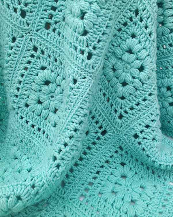 Baby Puff Square Afghan Crochet Pattern– Maggie&#039;s Crochet