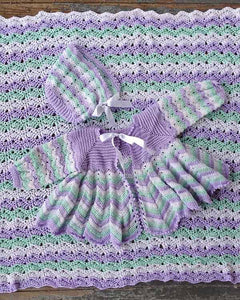 Dainty Ripple Layette Crochet Pattern Maggie S Crochet