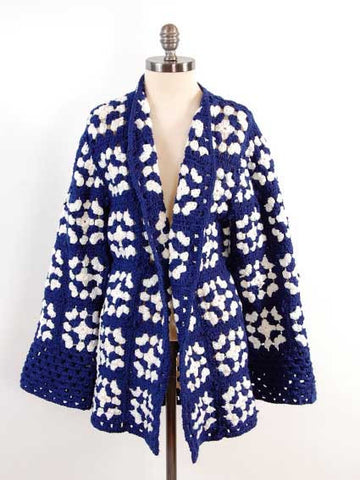 Granny Square Coat Crochet Pattern – Maggie's Crochet