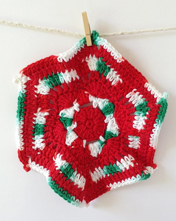 Christmas Dishcloths Set Crochet Pattern Maggie's Crochet