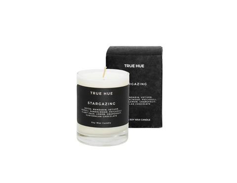 True hue candle in scent, Star Gazing