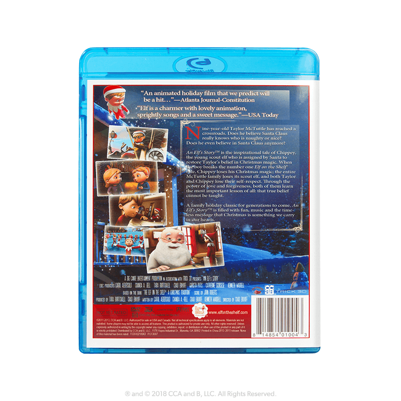 An Elf S Story On Blu Ray Dvd Shop The Elf On The Shelf Bluray Santa S Store The Elf On The Shelf