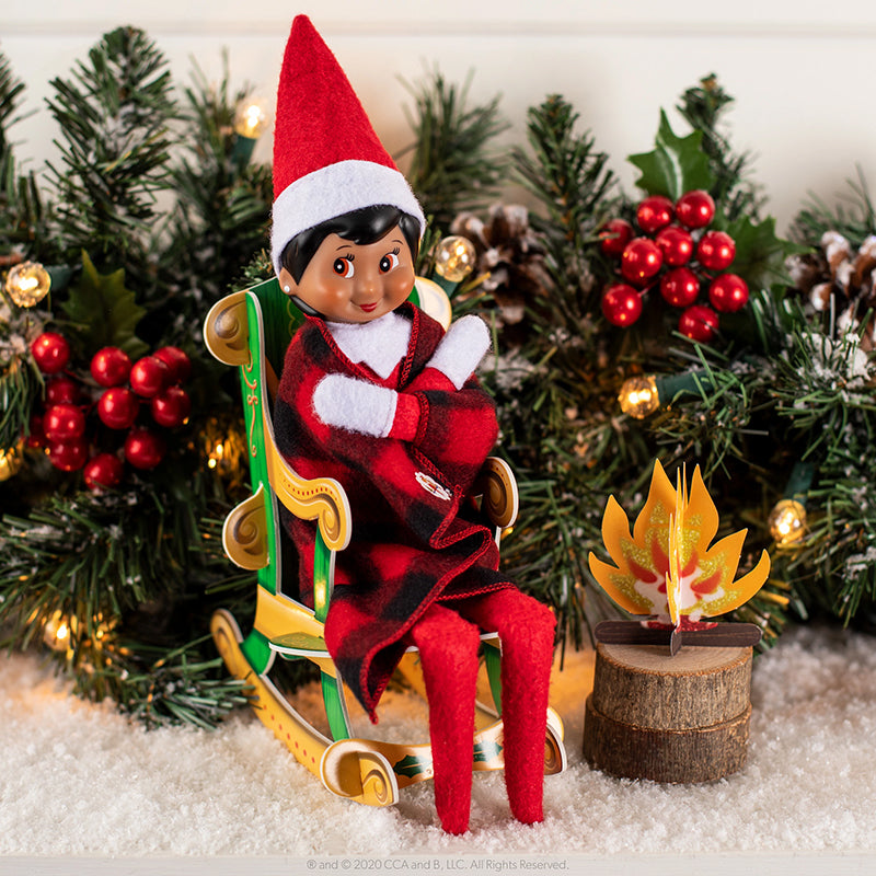 Scout Elves at Play® Cozy Christmas Story Time (Rocking Chair) - Santa ...