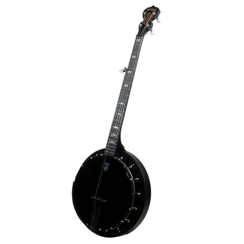 Deering Banjo Company Calico 5-String Banjo With 3 Spikes With Hardshell  Case
