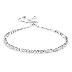 Diamond Simulant Tennis Bracelet