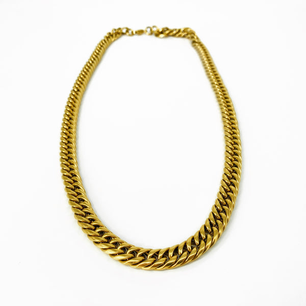“King” 14k Gold Vermeil Cuban Link Chain - Luciana Rose Jewelry