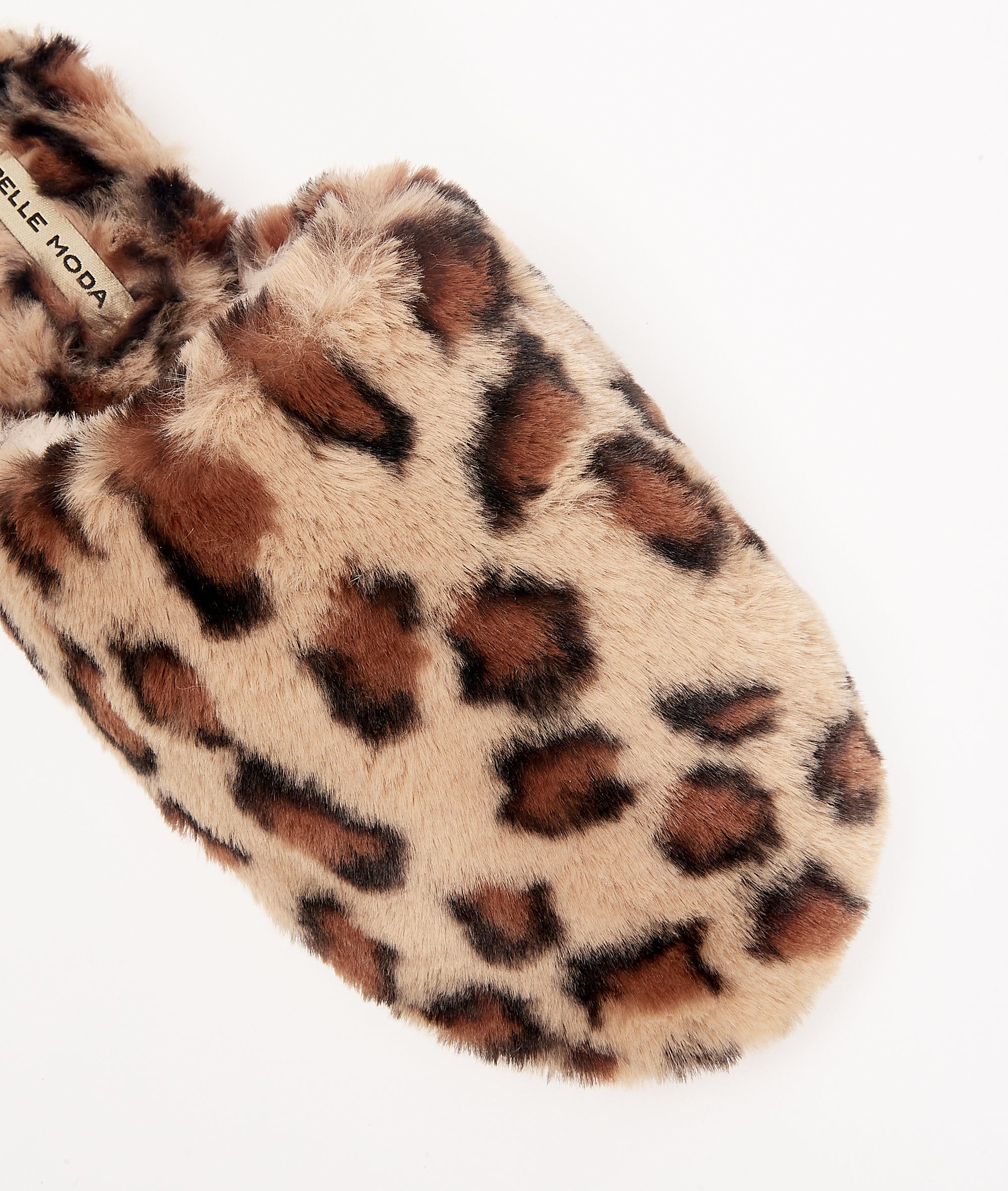 Comfy Slipper - Tan Leopard