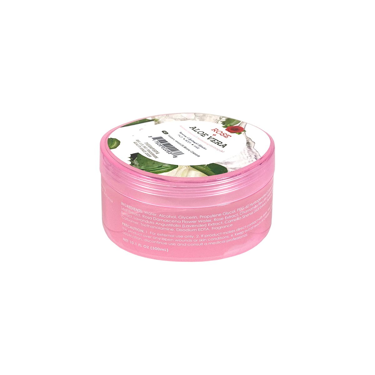 Rose + Aloe Vera Soothing Gel (300g) | Kina Cosmetics