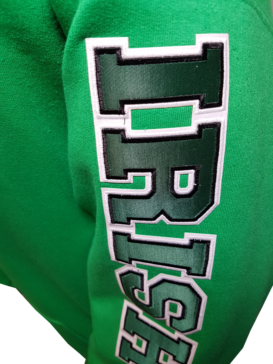 Irish Hoodie Big Logo with Embroidered Irish Crests. – More Than Just ...