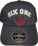 Ottawa Cap Represent Six One 3 Strap Back Dad Hat Graphite