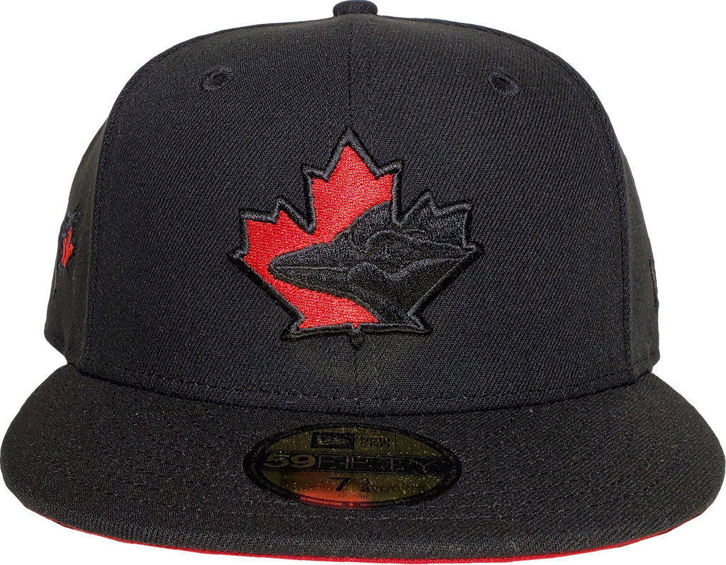 blacked out blue jays hat