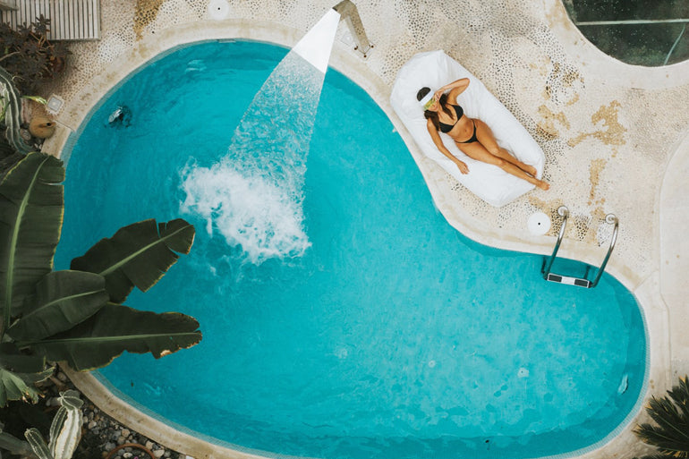 Pool with Fountain