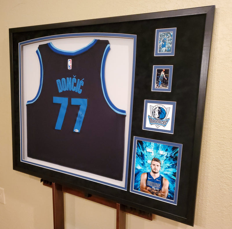 framed signed nba jerseys