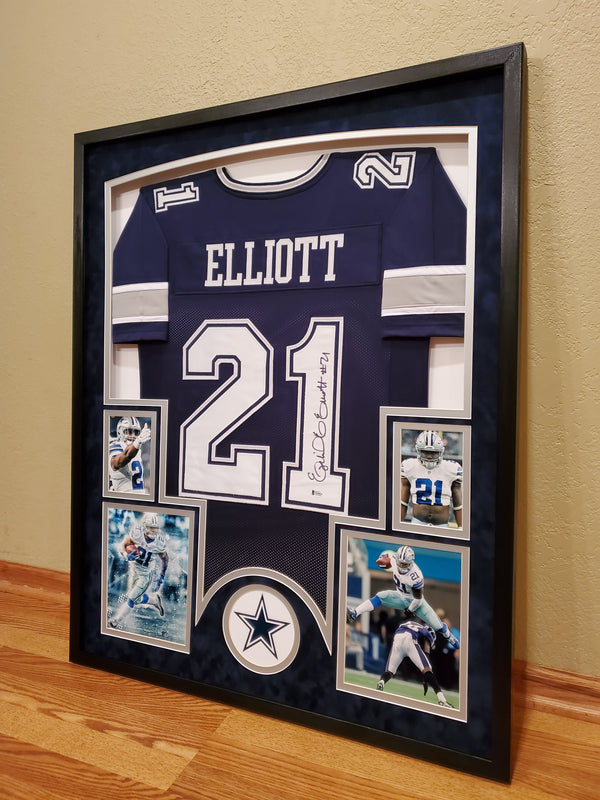 framed football jersey