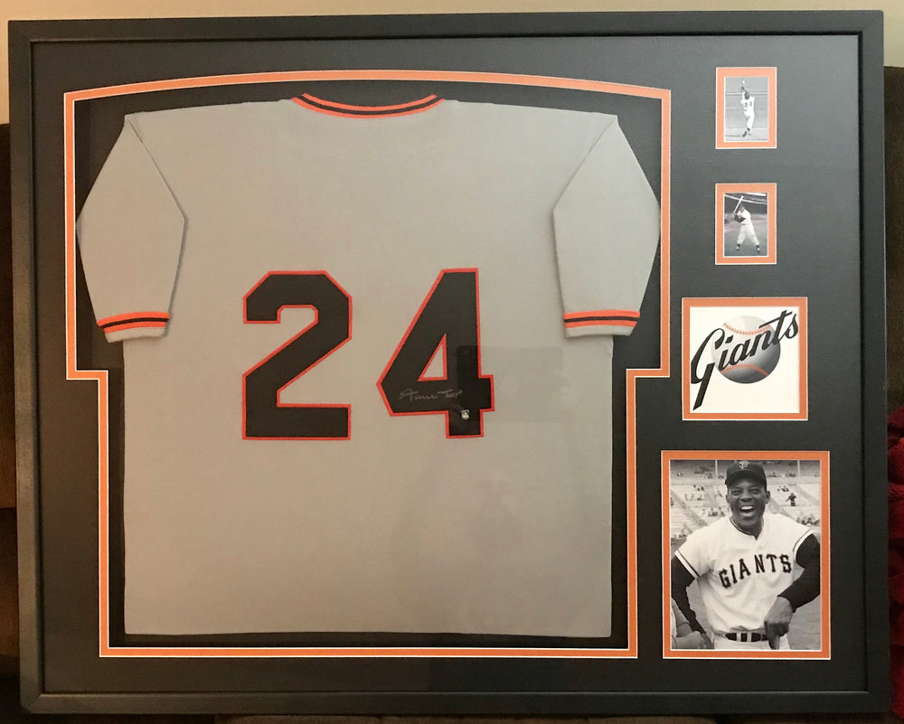 willie mays autographed jersey