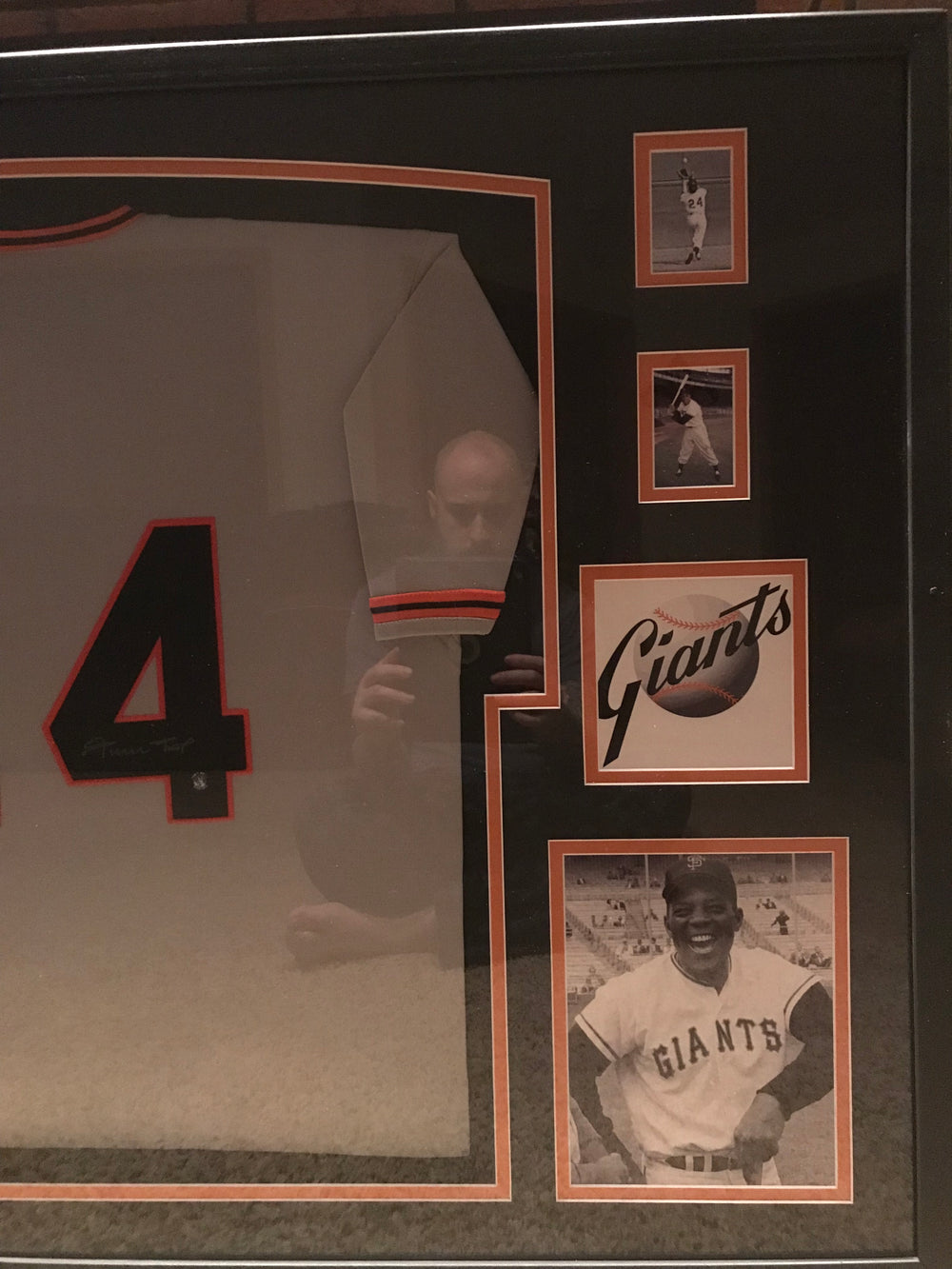 willie mays autographed jersey