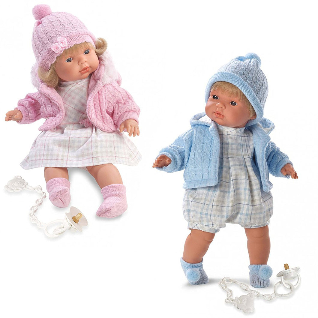 boy girl twin baby dolls