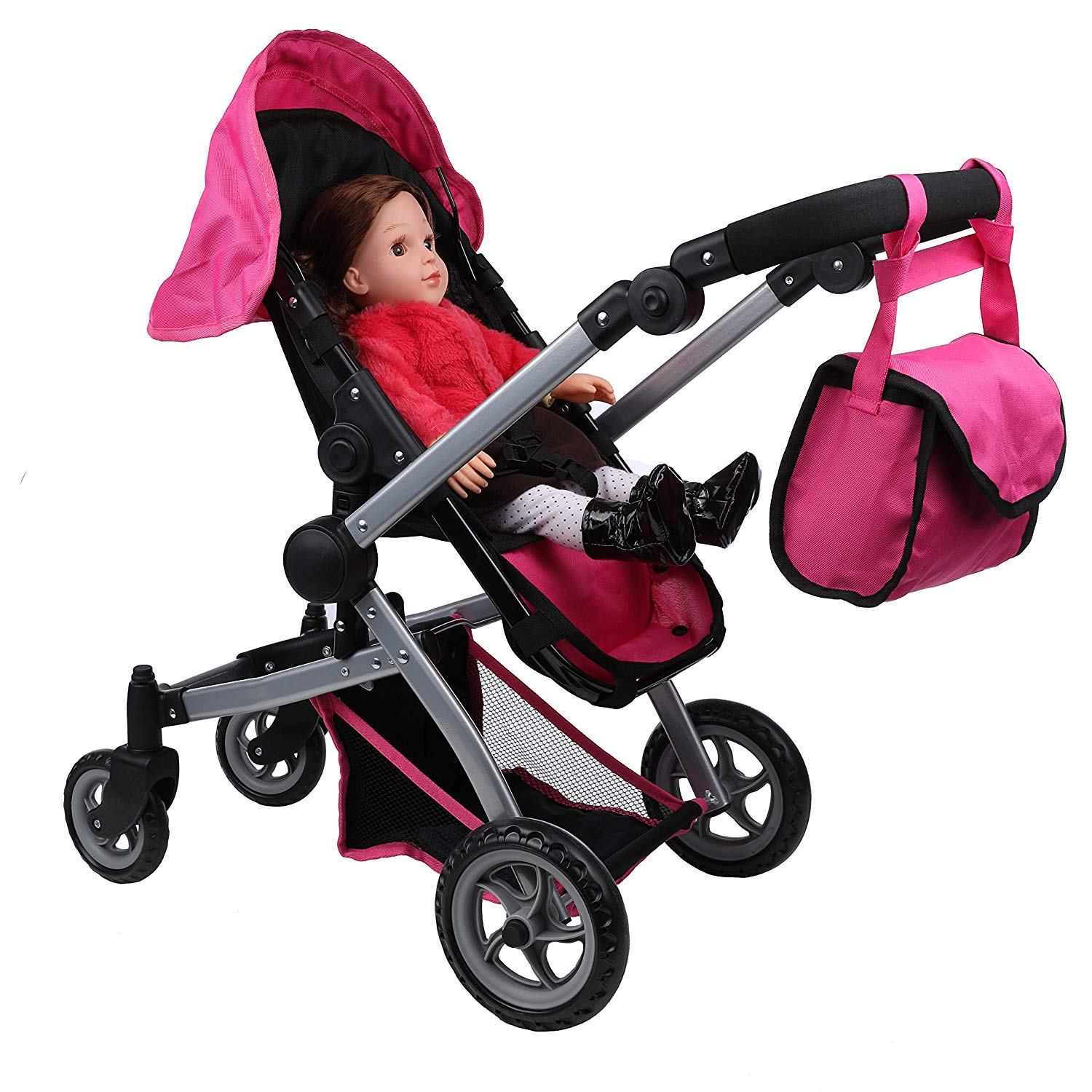 mommy and me doll stroller