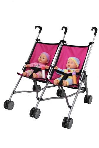 twin doll stroller