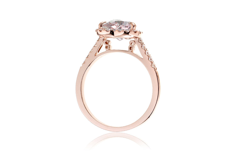The Alexa Heart Morganite Engagement Ring – samNsue