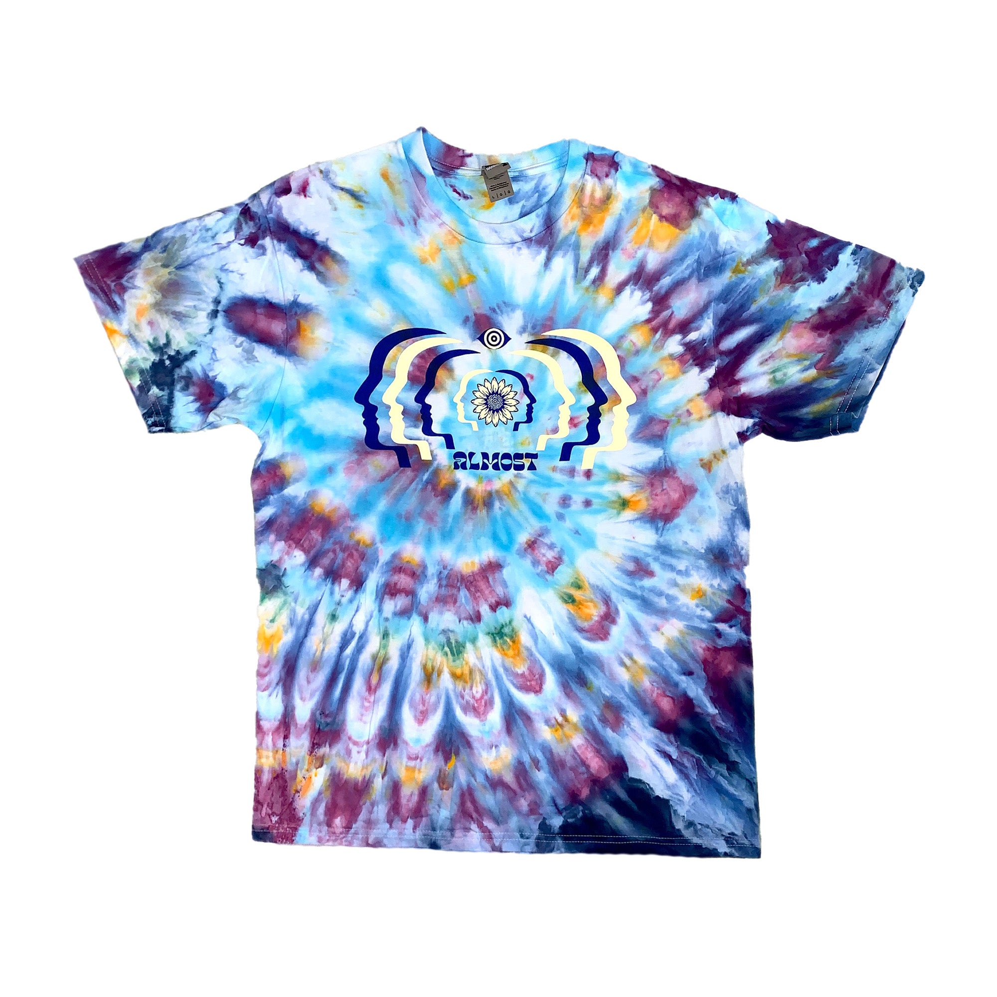 Tie-Dyed Almost Flower Tee | Ambient Inks