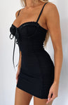 Short Mesh Hidden Back Zipper Party Dress