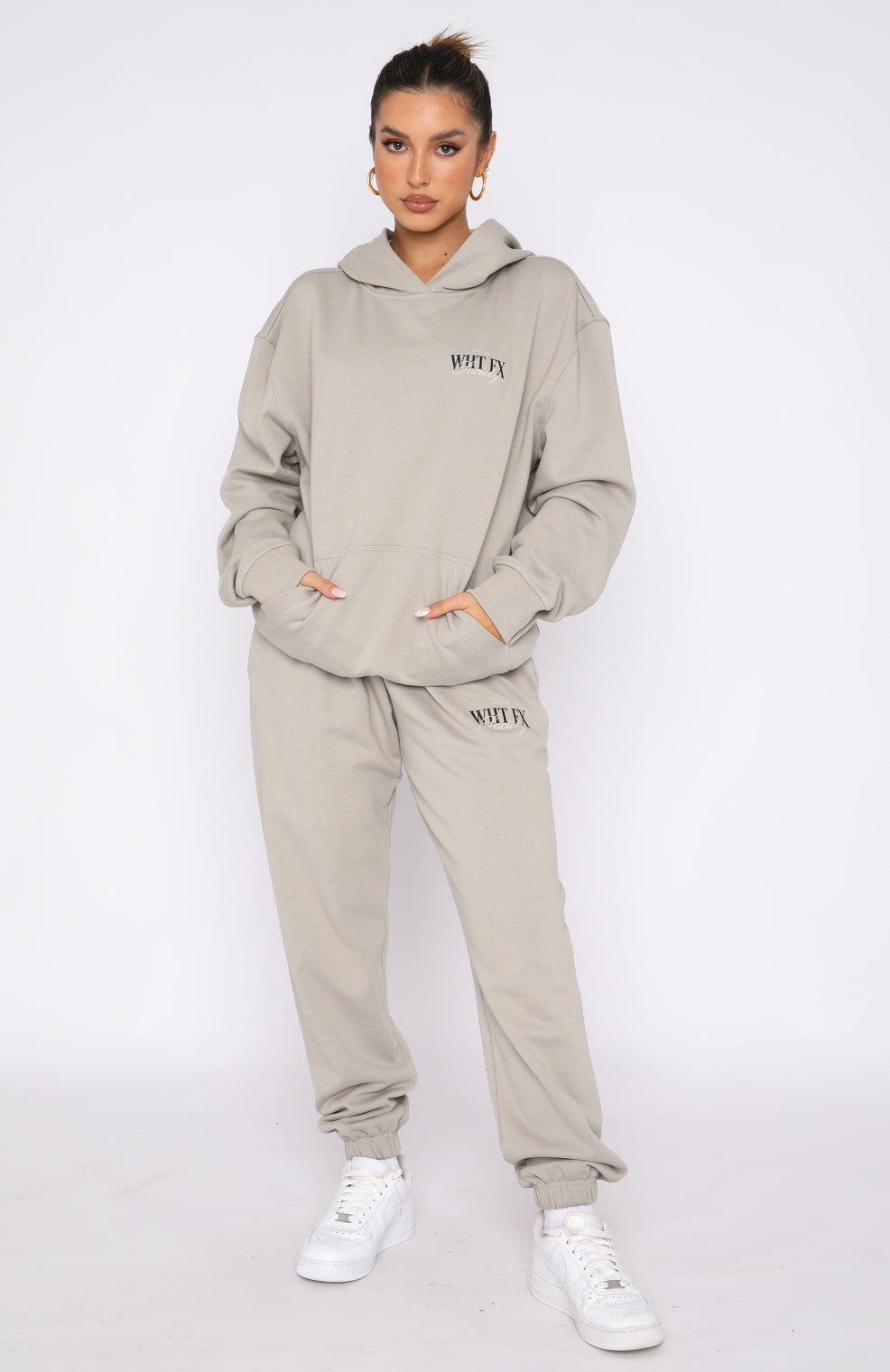 champion track pants grey