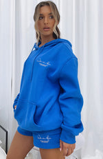 Set The Standard Hoodie Electric Blue | White Fox Boutique