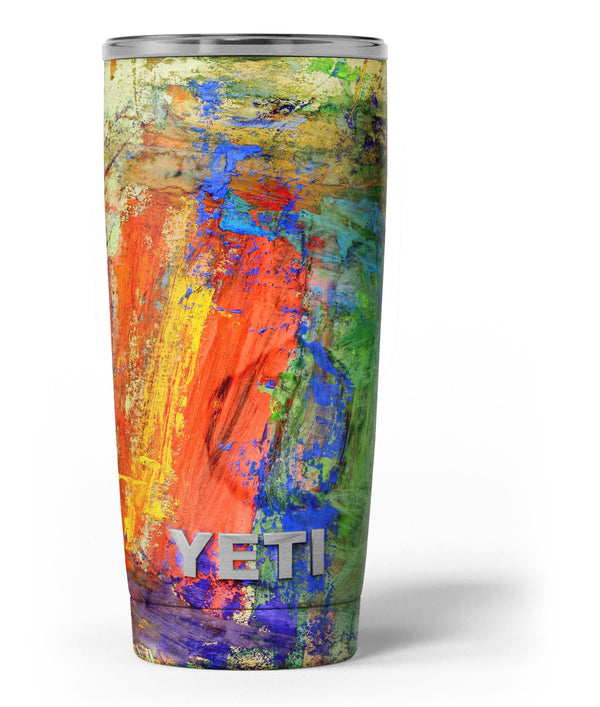 Skin Decal Wrap for Yeti Rambler Lowball - Solids Collection Yellow by  WraptorSkinz 
