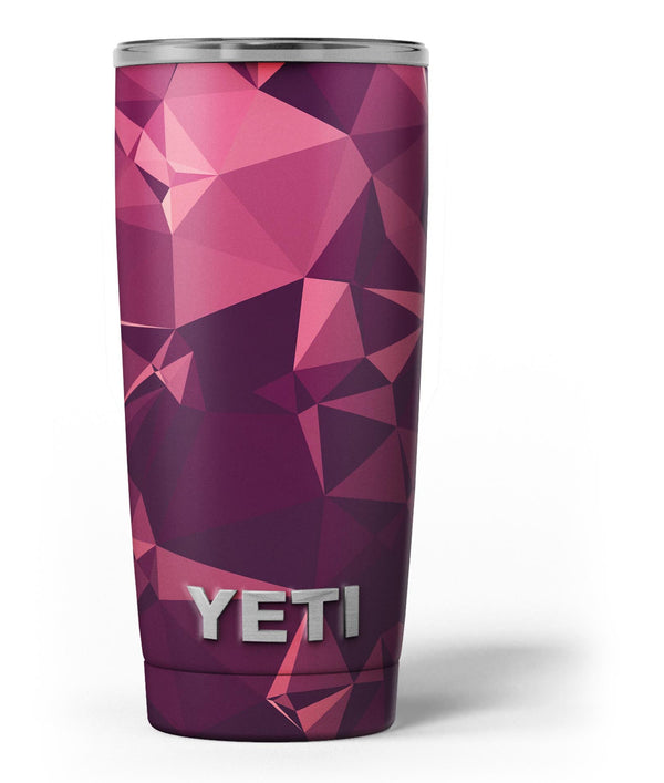 Skin for Yeti 14 oz Mug - Pink Plaid by DecalGirl Collective - Sticker Decal Wrap