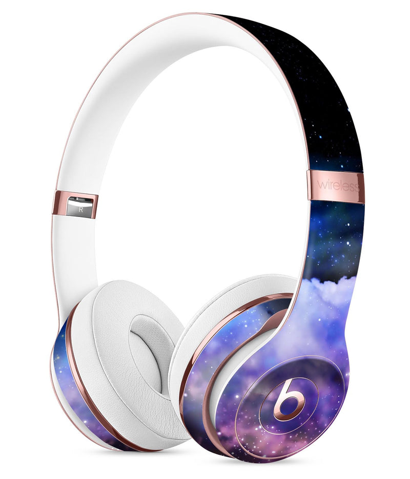 purple and pink beats headphones