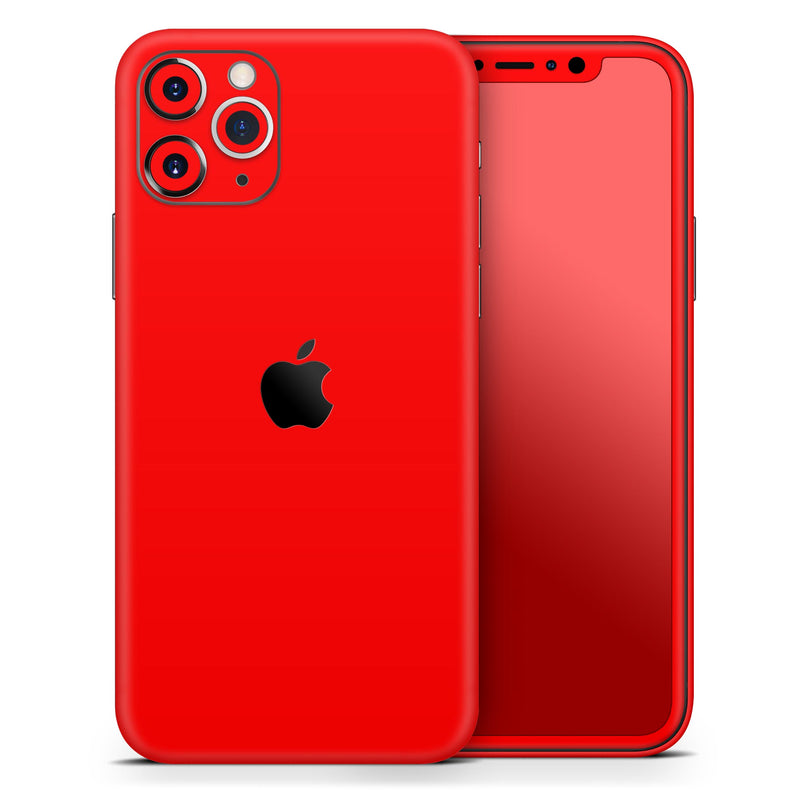 Solid Red Skin Kit Compatible With The Apple Iphone 12 12 Pro Max Designskinz