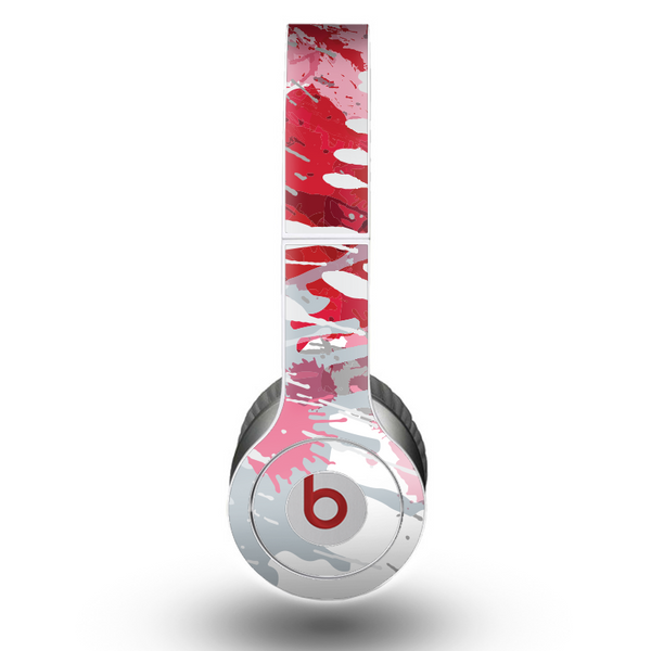 beats headphones white and red