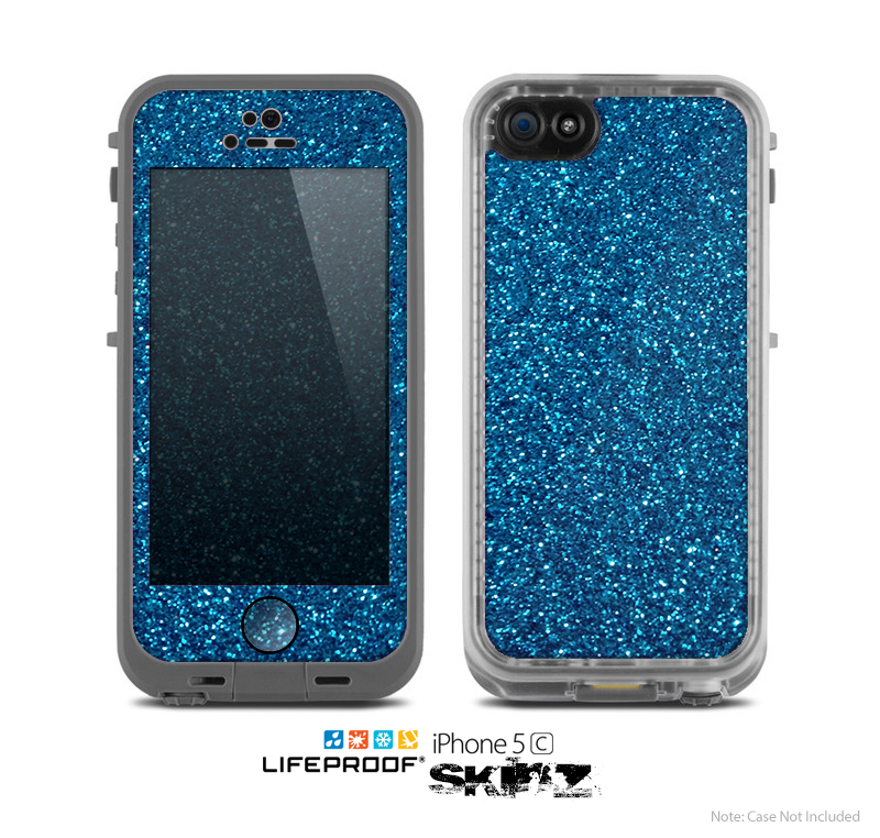 aansporing omvatten Ontcijferen The Blue Sparkly Glitter Ultra Metallic Skin for the Apple iPhone 5c L –  DesignSkinz