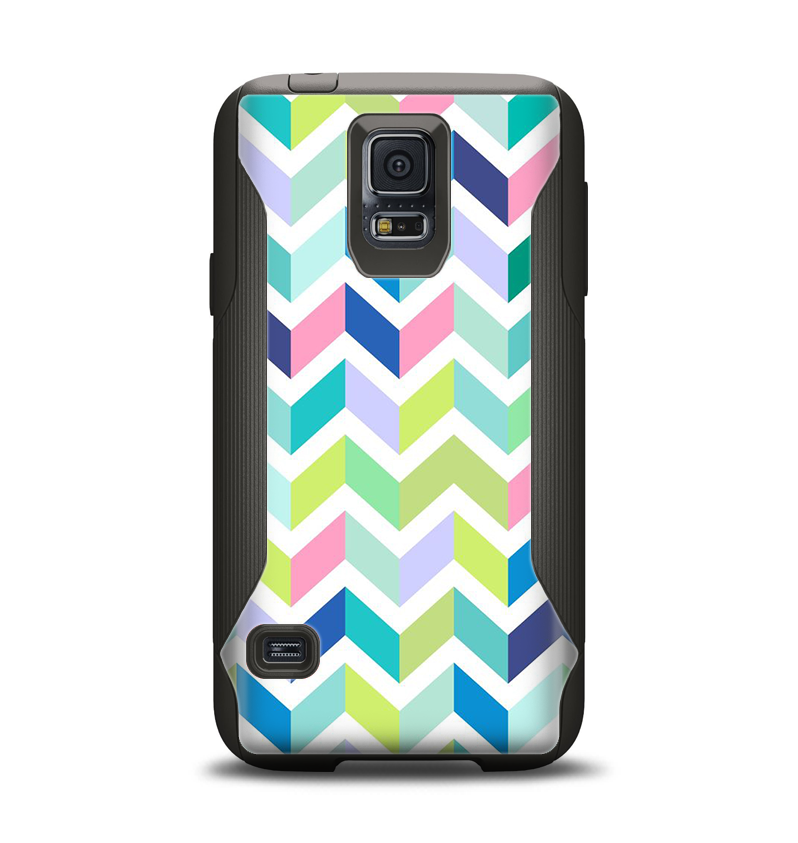 The Fun Colored Vector Segmented Chevron Pattern Samsung Galaxy S5 Ott ...