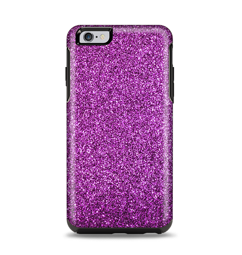 The Light Teal & Purple Sharp Glitter Print Chevron Apple iPhone 6 Ott ...