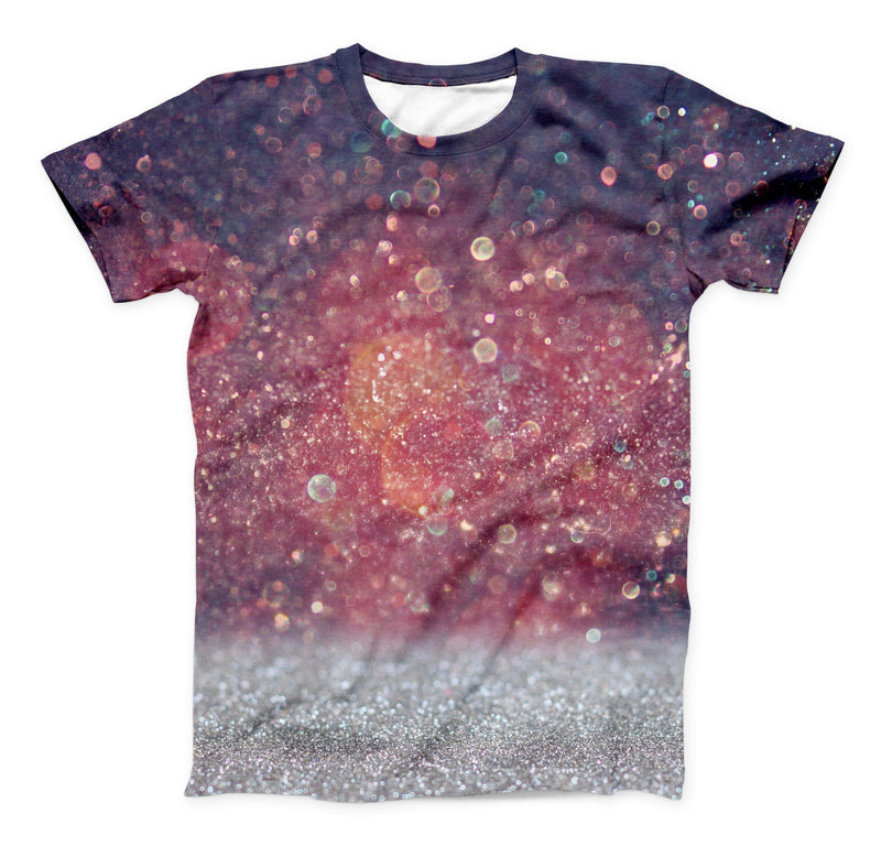 The Red and Blue Glowing Orbs with Silver Sparkle ink-Fuzed Unisex All ...
