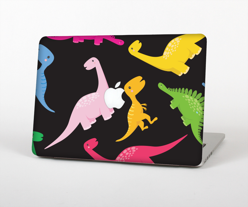 The Vector Neon Dinosaur Skin Set for the Apple MacBook Pro 15