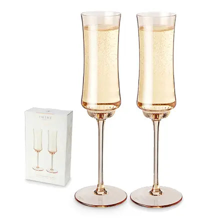 Gilded Stemless Champagne Flute Set – SHOP ABOVO