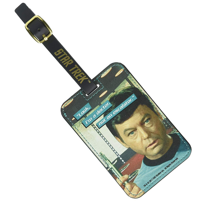Star Trek Dr. McCoy Graphic Luggage Tag — MeTV Mall