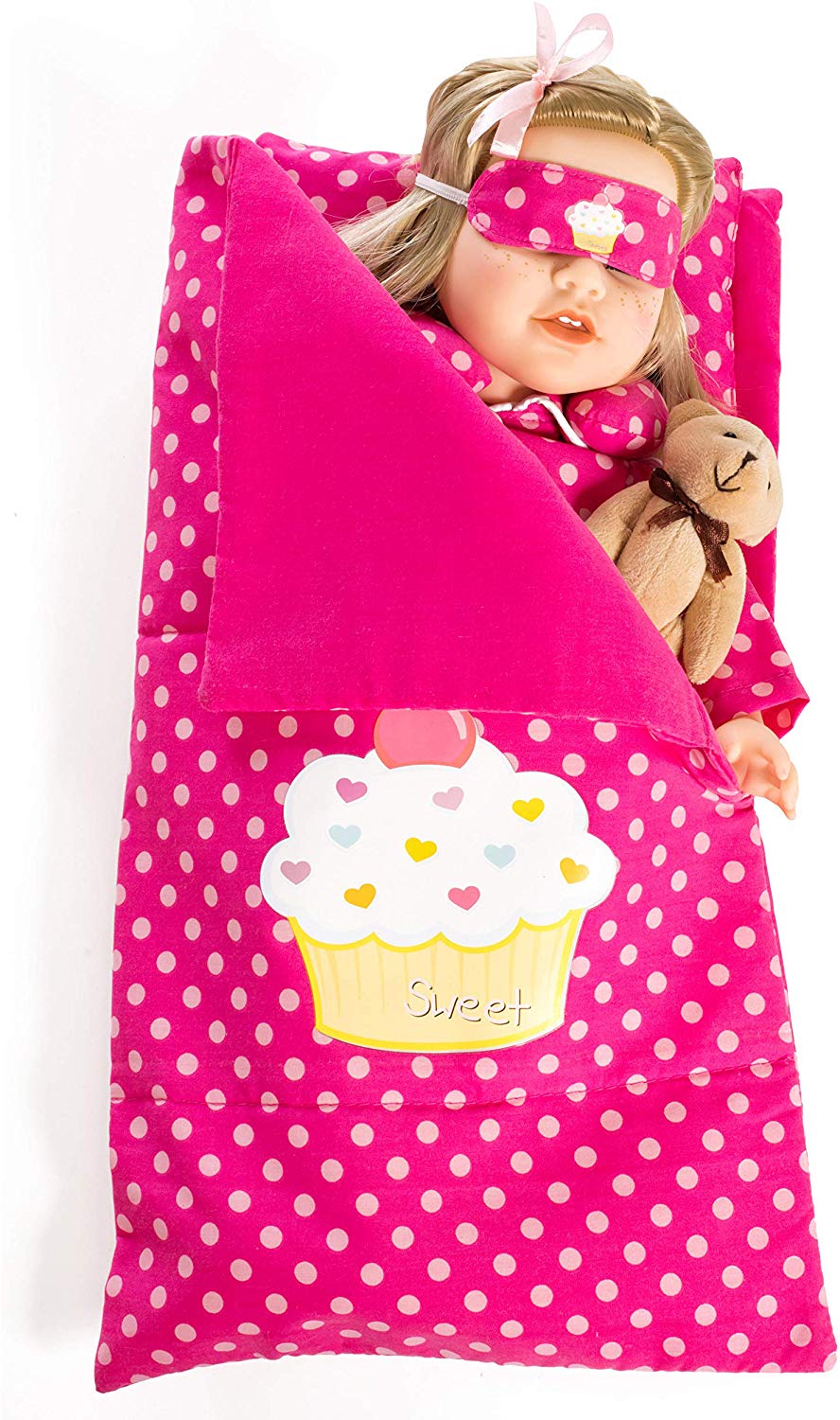 american girl doll sleeping bag and pillow