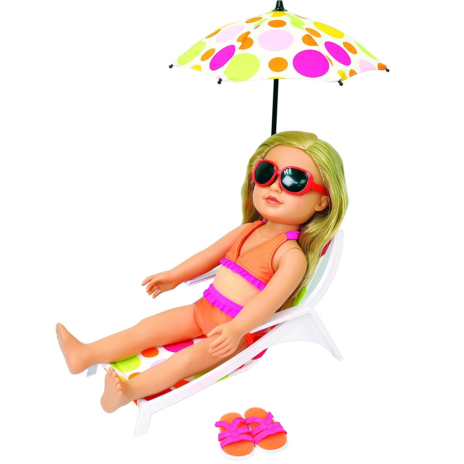 american girl doll beach set