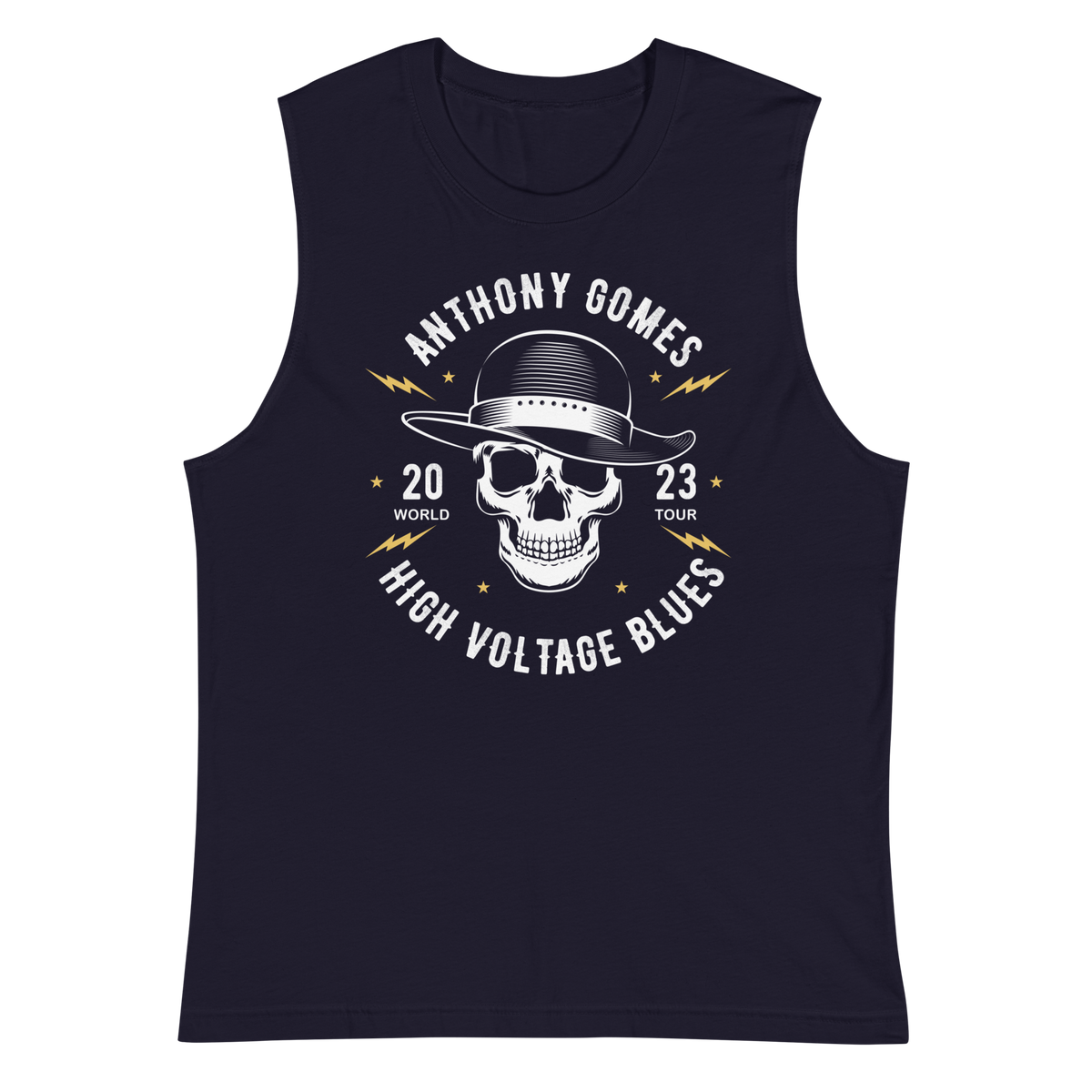 Skull Hat Muscle Shirt – Anthony Gomes - Official Store