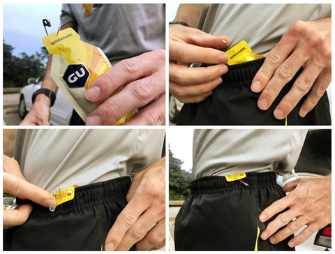 How to pin your Gu Energy Gels 