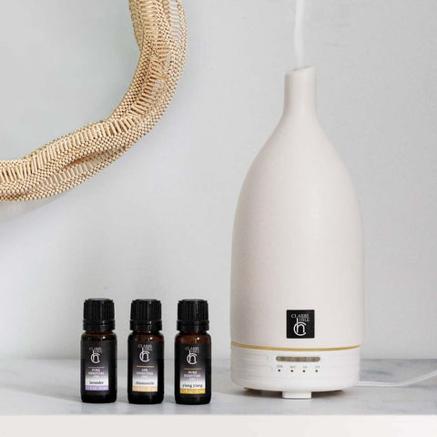 Clarri Hill White Diffuser for Essential Oils