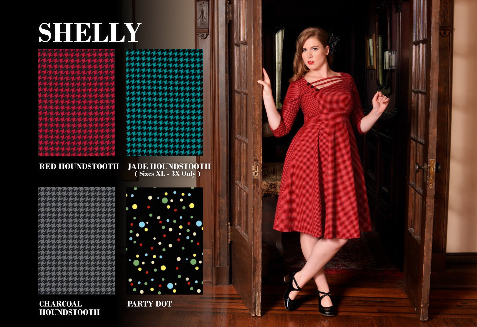 Cherry Velvet Shelly Dress