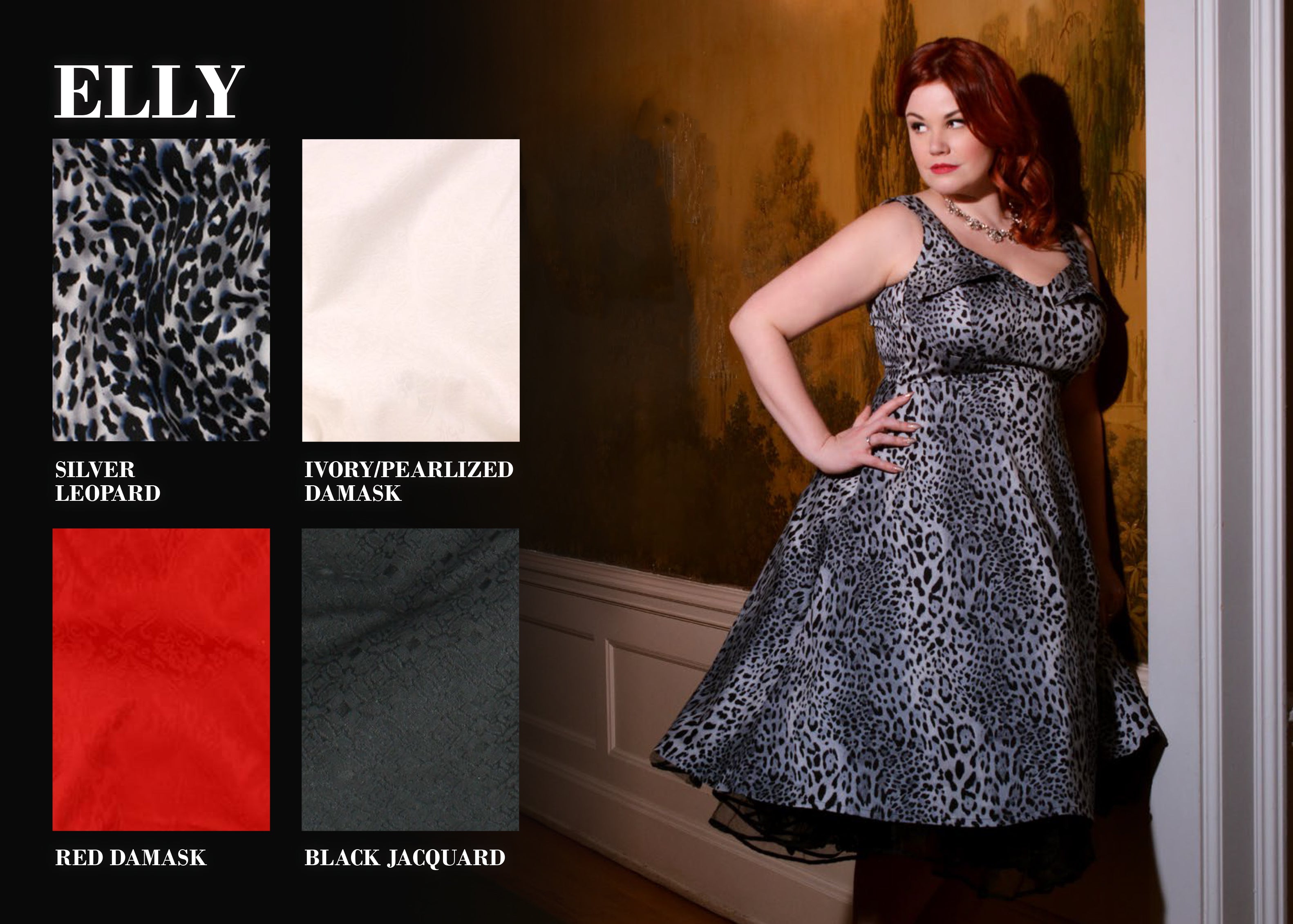 Cherry Velvet Elly dress named after Elly Mayday