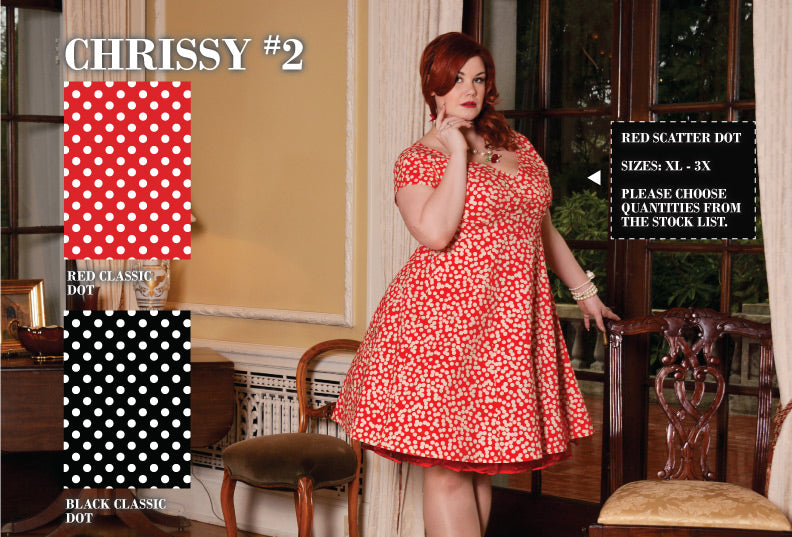 Cherry Velvet Chrissy Dress