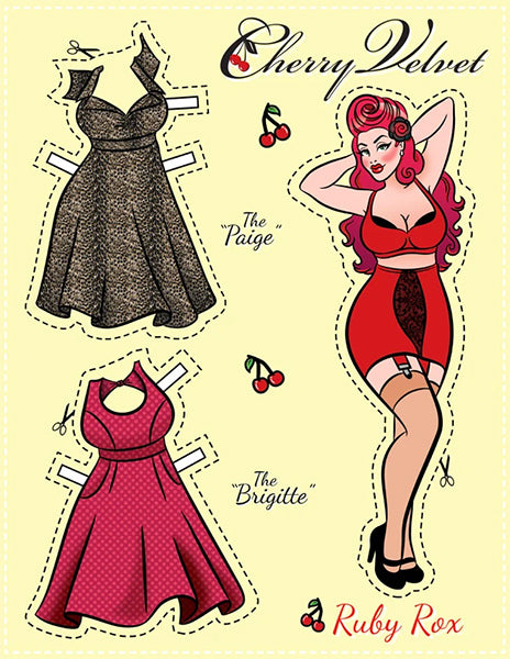 paper dress up dolls vintage